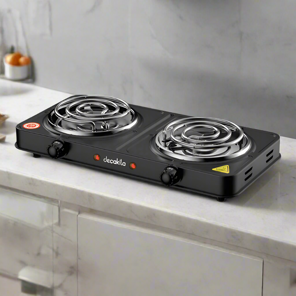 Decakila Double Hot Plate 2000W - KECC002B - Image 2