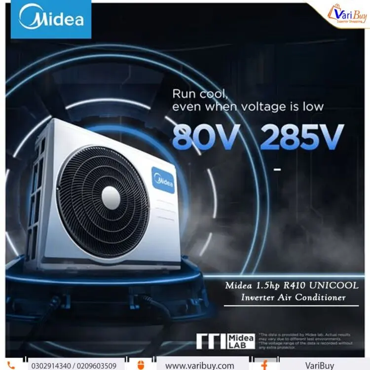 Midea SPLIT ACS INVERTER R32 GAS-UNICOOL + - Image 8