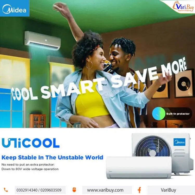 Midea SPLIT ACS INVERTER R32 GAS-UNICOOL + - Image 13