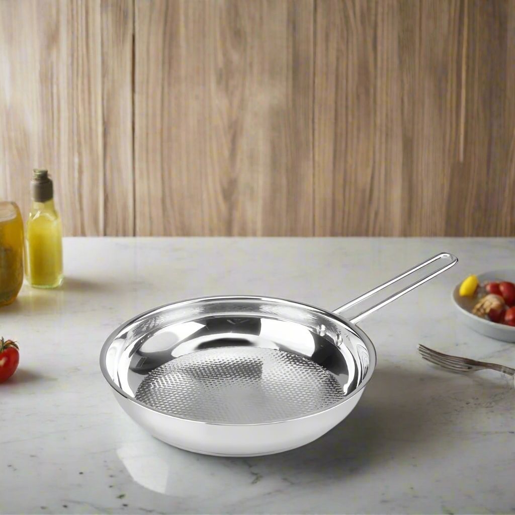 Decakila 1.6L Stainless Steel Frying Pan - Image 4