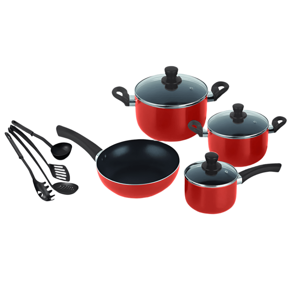 Decakila 11 Pieces Non-Stick Cookware Set