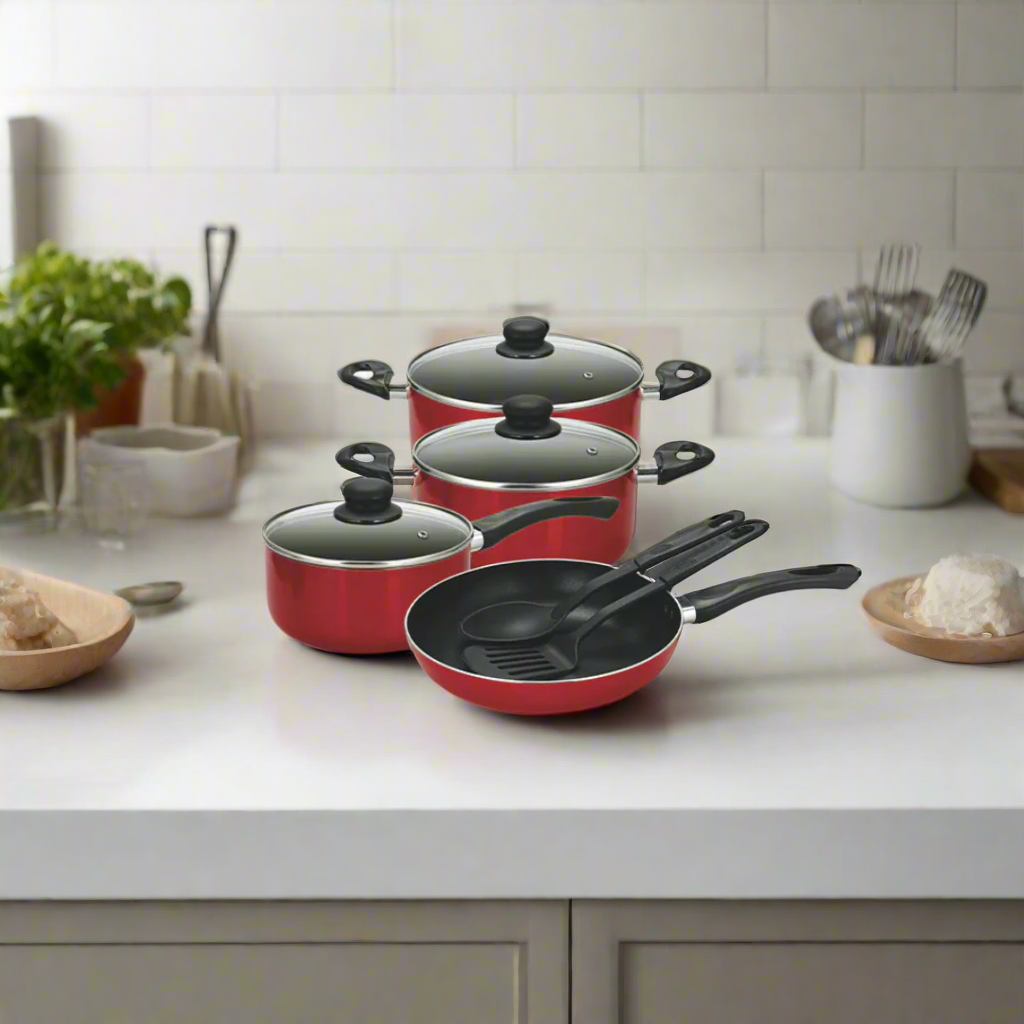 Decakila 11 Pieces Non-Stick Cookware Set - Image 4