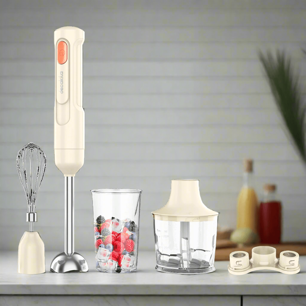 Decakila 5 in 1 Cordless Hand Blender Set 60W - KMJB042G & - Image 4