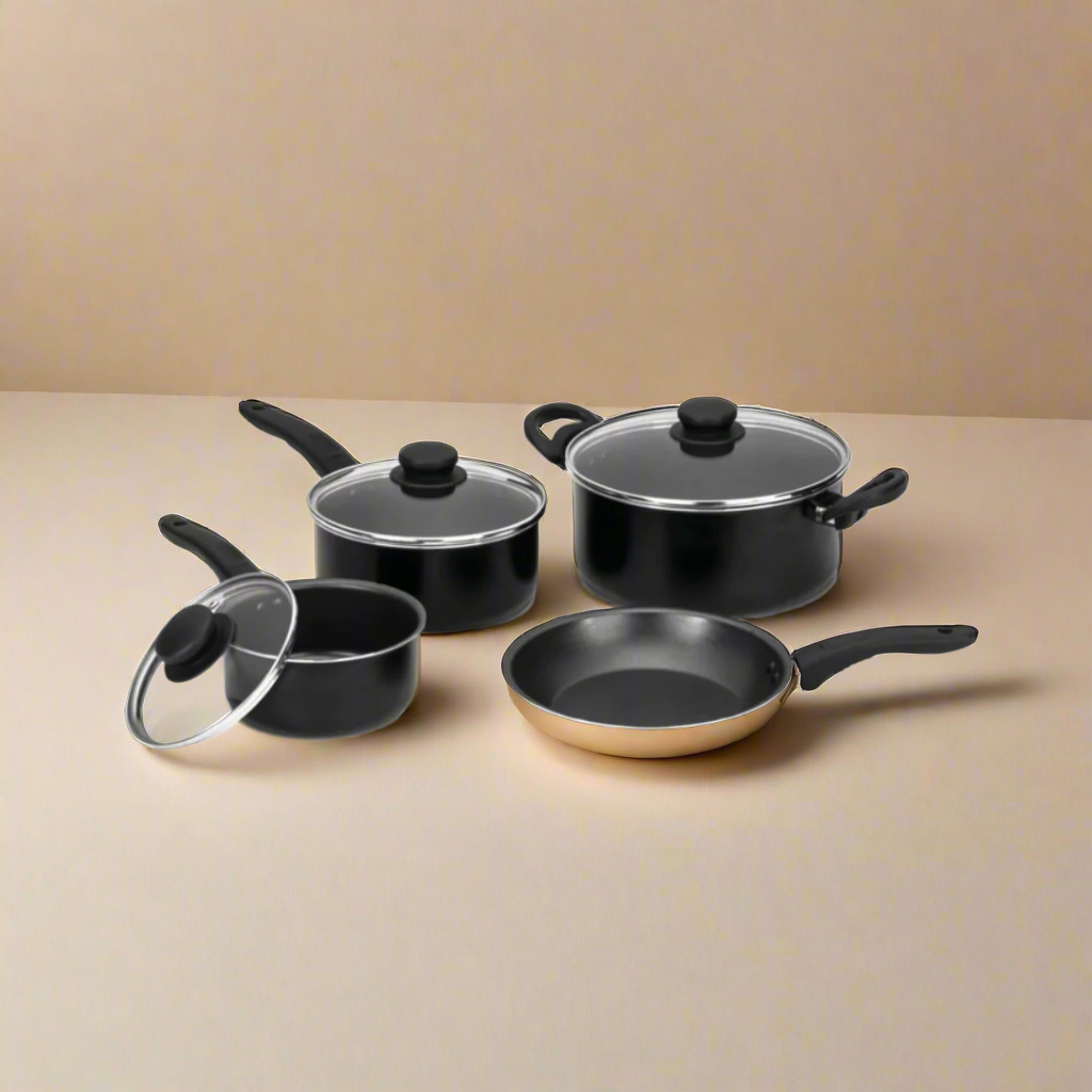 Decakila 7 Pieces Non-Stick Cookware Set - Image 2