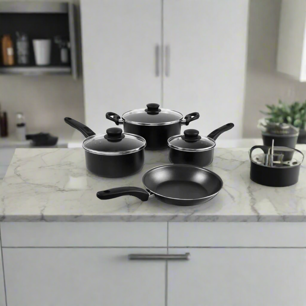 Decakila 7 Pieces Non-Stick Cookware Set - Image 4