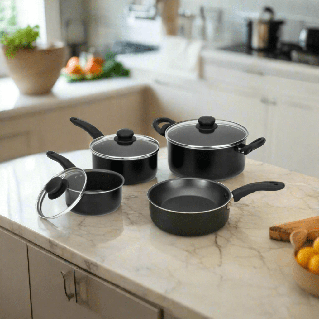 Decakila 7 Pieces Non-Stick Cookware Set - Image 3