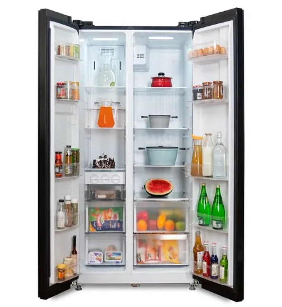 BRUHM 436L NO FROST SIDE BY SIDE REFRIGERATOR ( BFX-450ENG | BFX-436ENG ) FRIDGE - Image 3