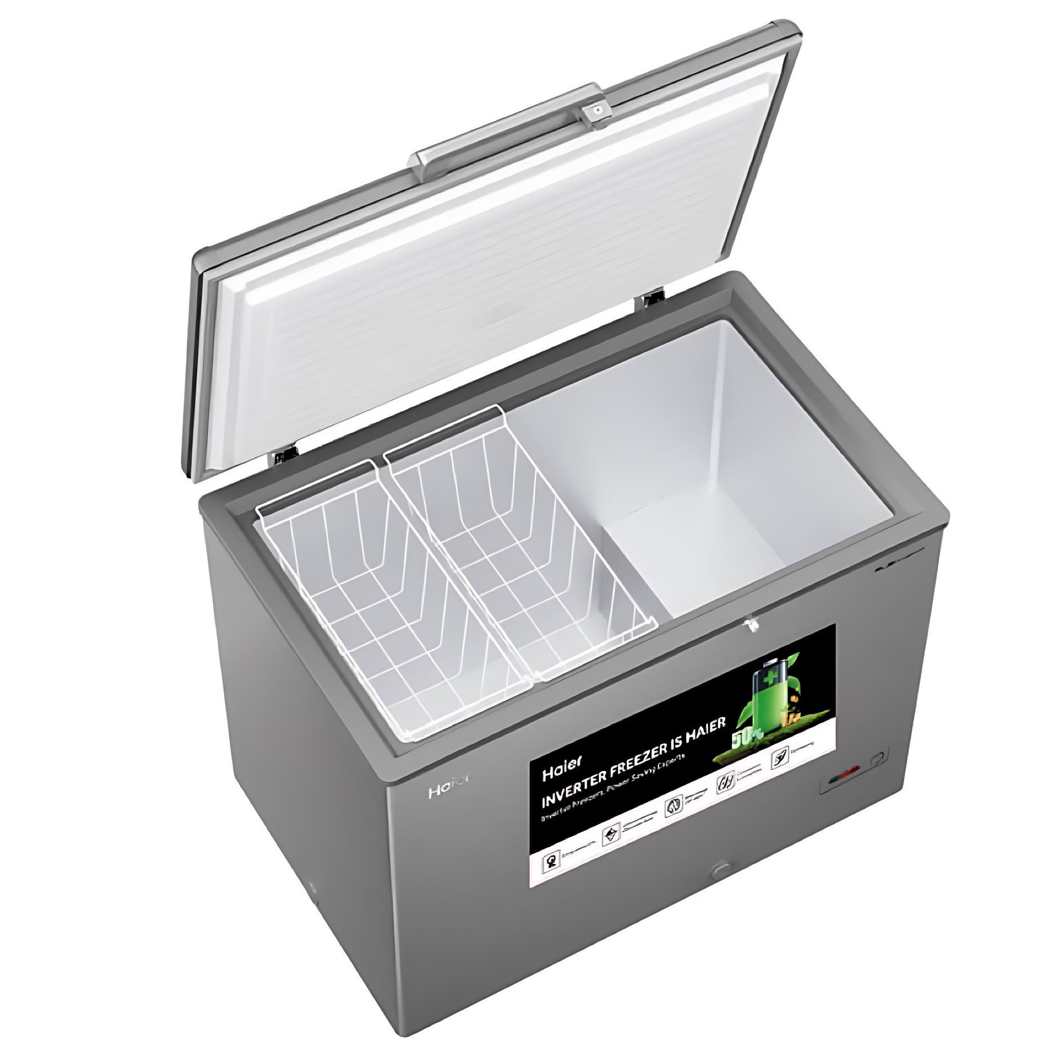 Haier 300 Ltr Inverter Convertible Chest Freezer - HCF-368KS - Image 2
