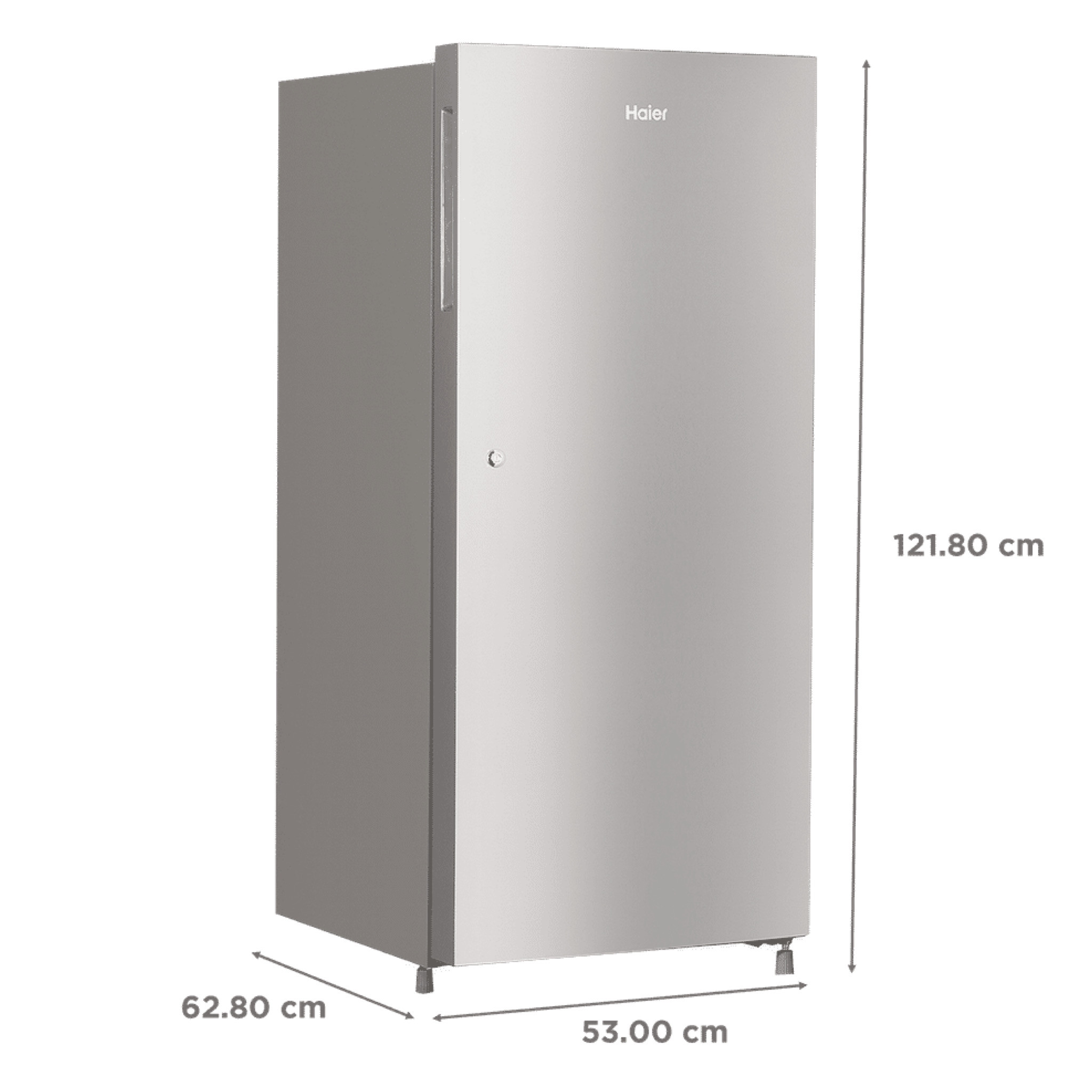 Haier 195 Litres 5 Star Direct Cool Single Door Refrigerator with Hour Icing Technology (HRD-1955CTS-E, Titanium Steel) - Image 6