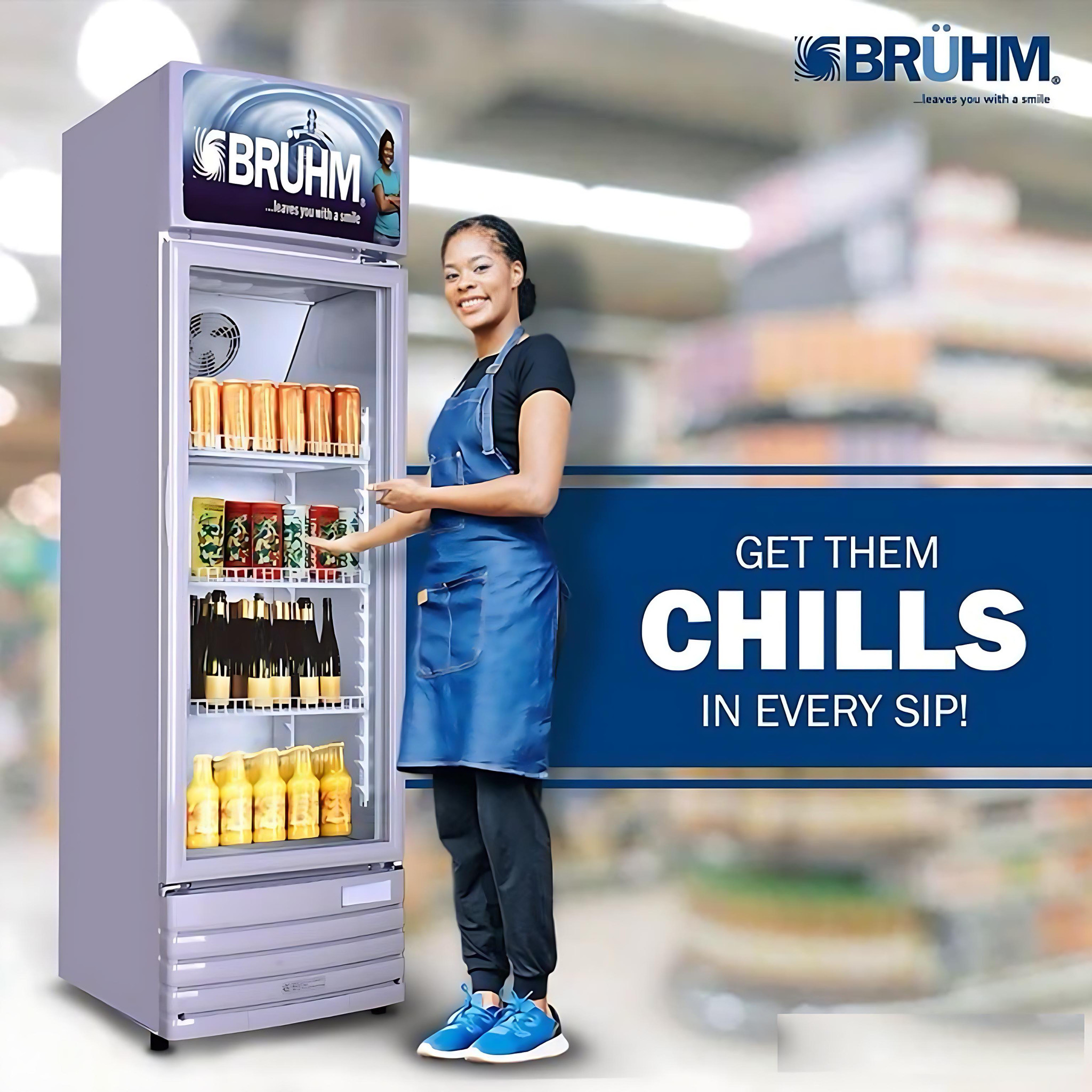 Bruhm 209L Beverage Display Fridge | BBD-409M - Image 3