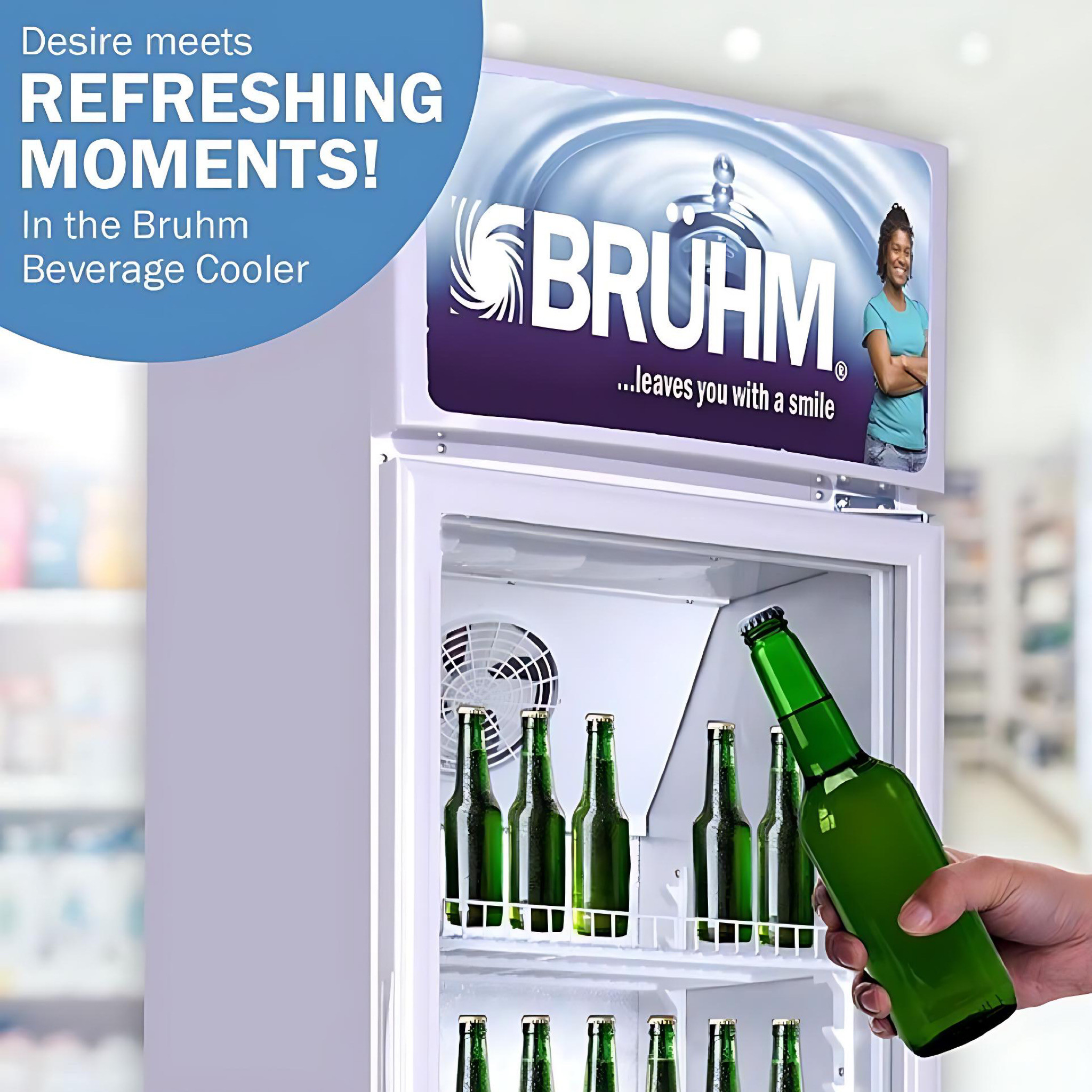 Bruhm 209L Beverage Display Fridge | BBD-409M - Image 4