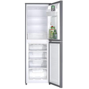 BRUHM 246-LTS BOTTOM FREEZER FRIDGE WITH WATER DISPENSER, TOTAL NO FROST REFRIGERATOR - REF- BFC-265MD