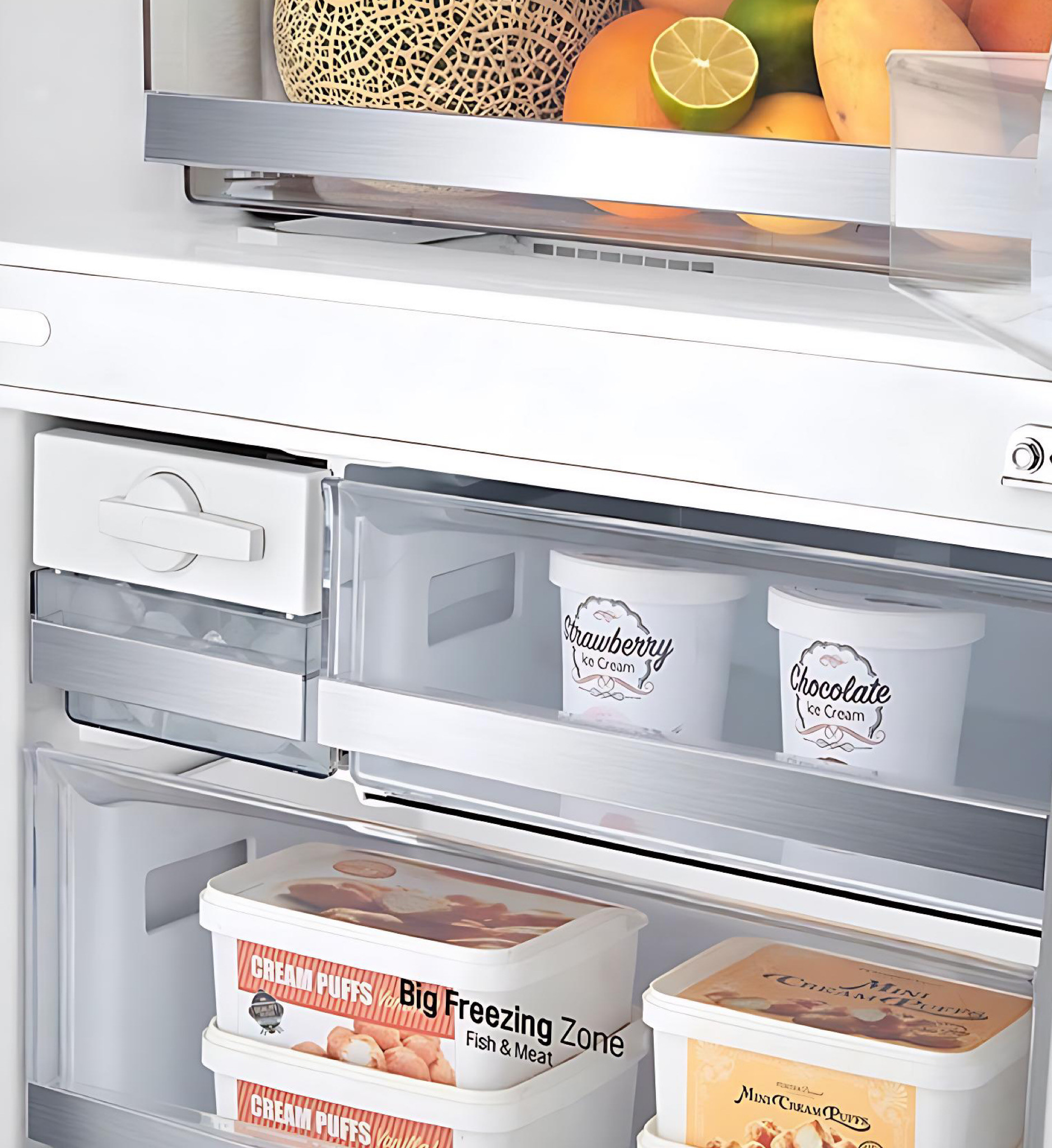 LG 446 Liters Fridge with Water Dispenser | In-Built Water Tank, Eco LED Interior Light, LED Display Controller – Hygiene Fresh+ refrigerator, Multi Air Flow | GC-F689BLCM - Image 6