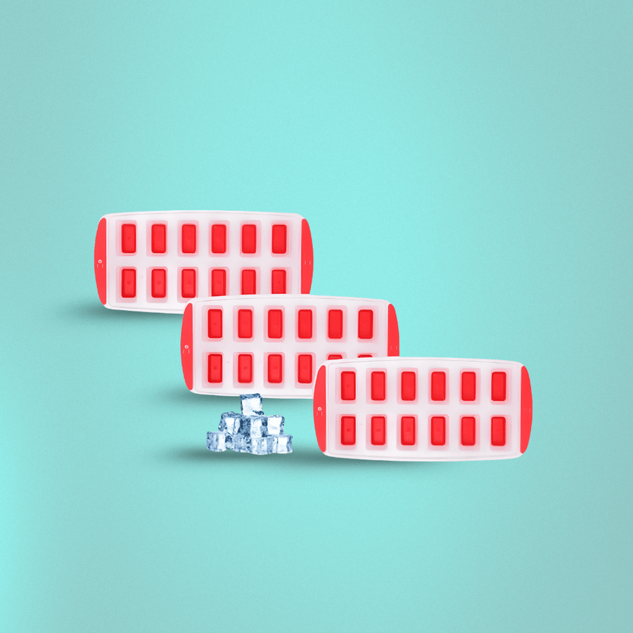 Decakila 3 Pieces Ice Cube Tray Set - KMTT126R - Image 2