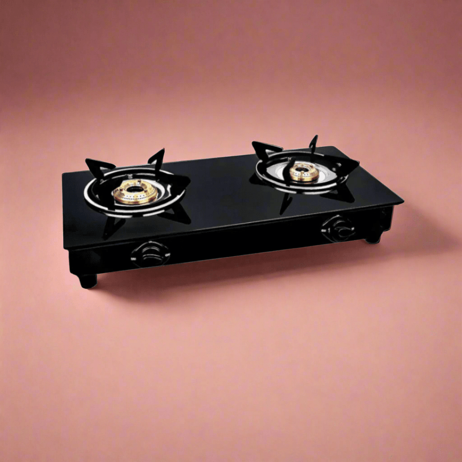 Decakila Double Burner Table Top Glass Gas Stove - KMGS043B - Image 2