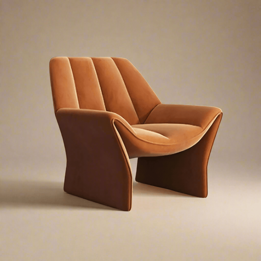 Brown Nordic Style Luxury Modern Living Room Chair - Image 2