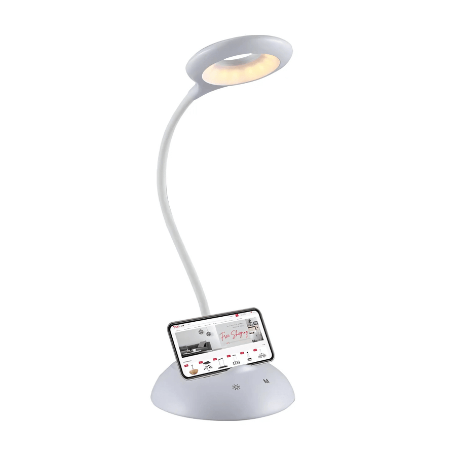 Ringo Rechargeable Desk Light With 5 Dimmable And Colour Modes