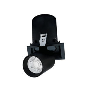 Telescopic Black Swivel Tilt Adjustable LED Ceiling Light - 20W