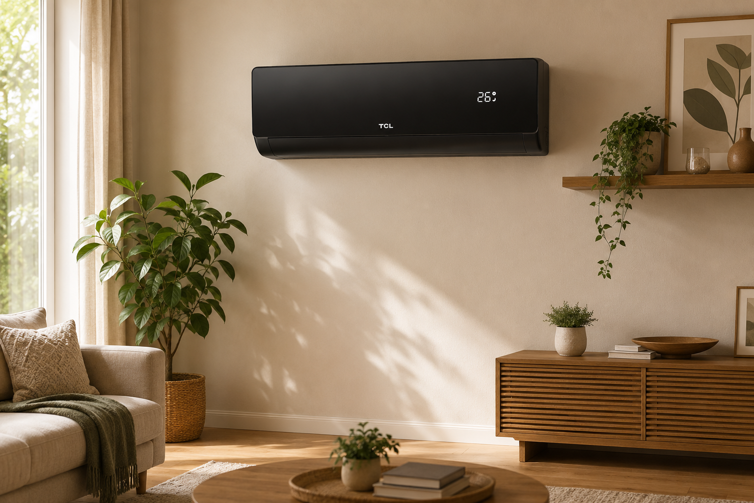 TCL 1.5 HP Split Inverter R410 Gas – Black Mirror - TAC-12CSA / XA82I - Image 7