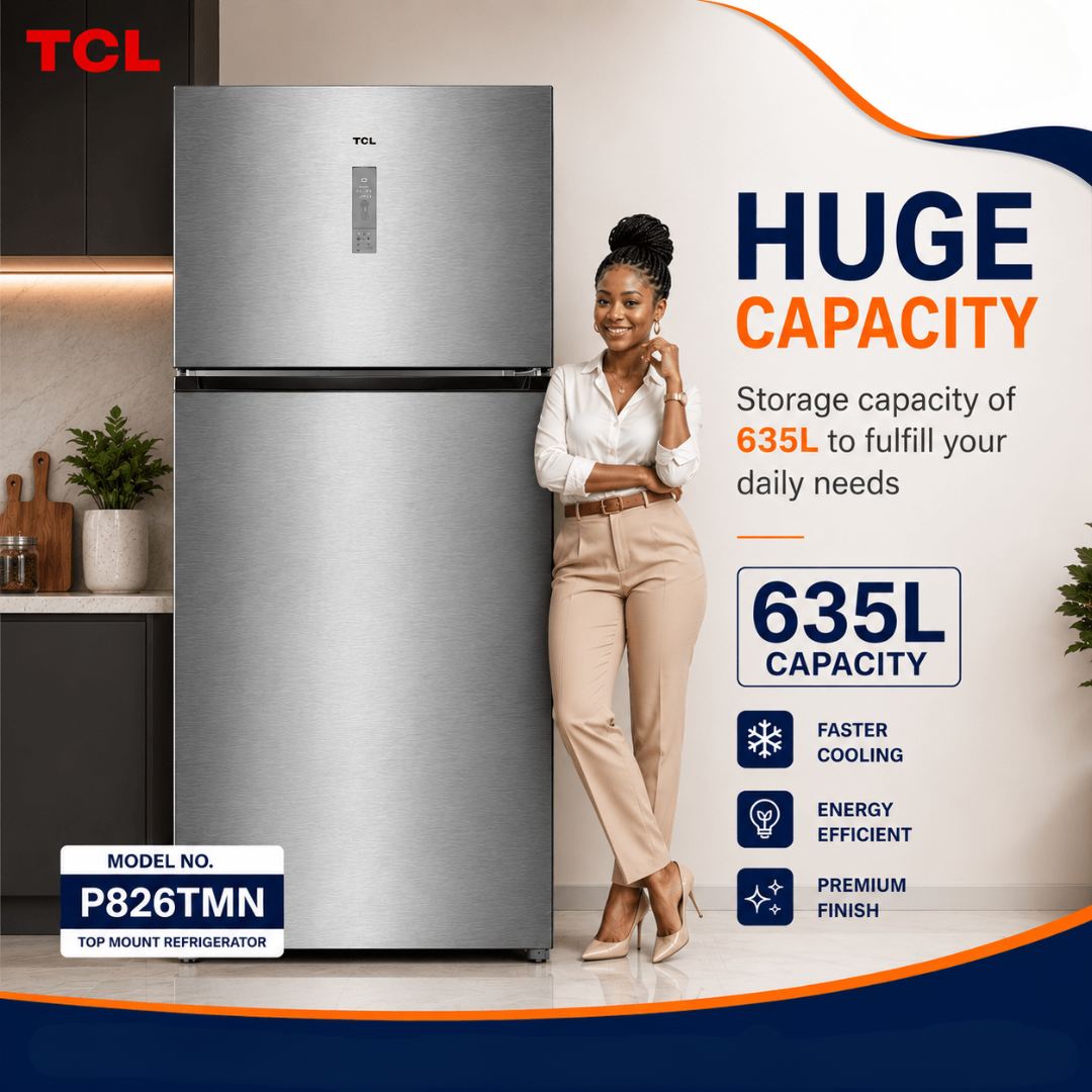 TCL 635 L Top-Mount Refrigerator - P826TMG - Image 3