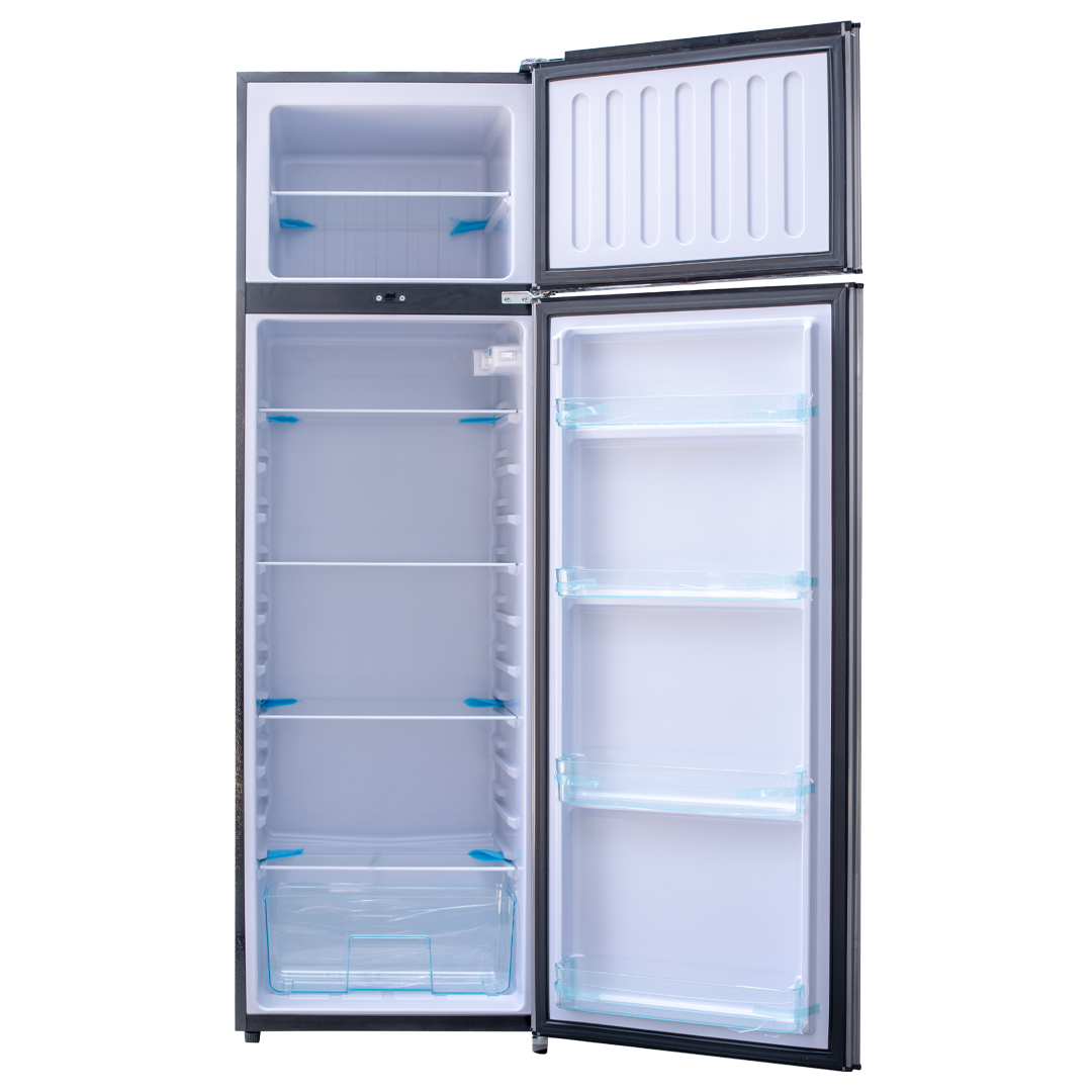 Nasco NASF2-320FL-B 280L Top-Mount Refrigerator – Grey - Image 2