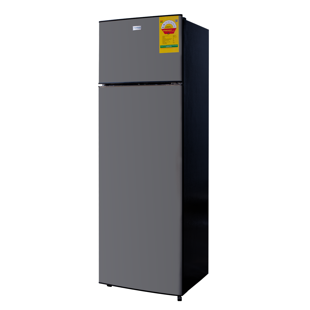 Nasco NASF2-320FL-B 280L Top-Mount Refrigerator – Grey - Image 5