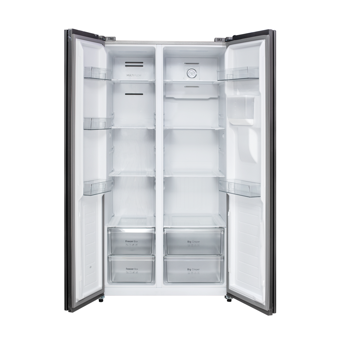 Nasco NASF2-55SK-WD 425L Side-by-Side Refrigerator with Water Dispenser - Image 3