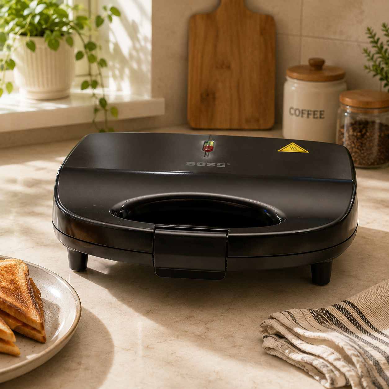 Midea 1500W Contact Sandwich Grill - MC-JK2313P - Image 7