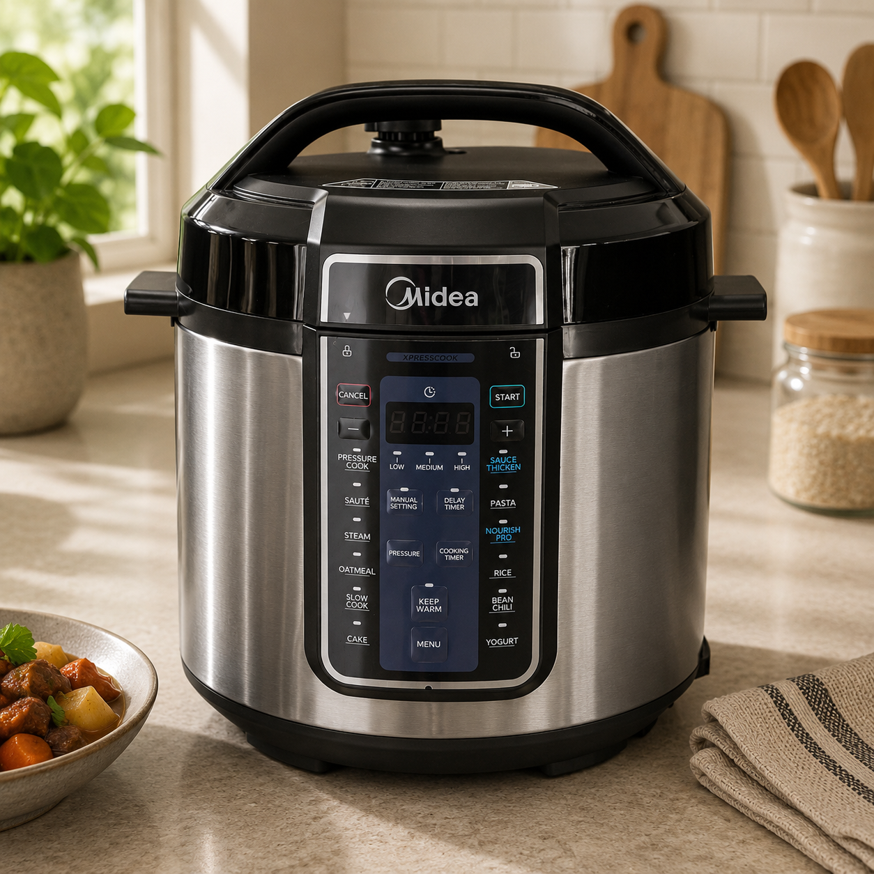Midea 1000W Electric Pressure Cooker - MY-CS6037WP2 - Image 4