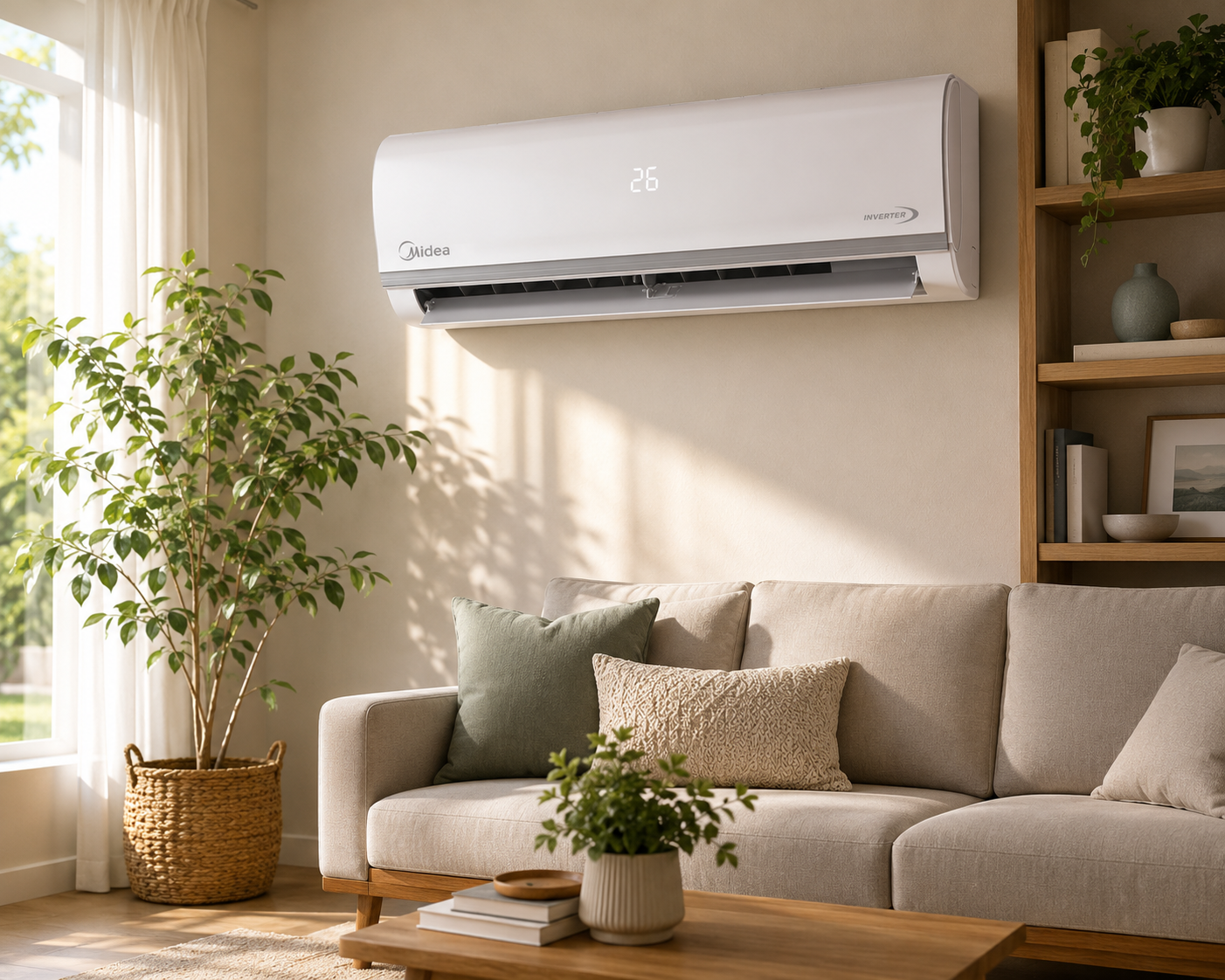 Midea 1.5 HP Split AC Inverter R410 – Unicool - MSAF24B-12CRDN1 - Image 3