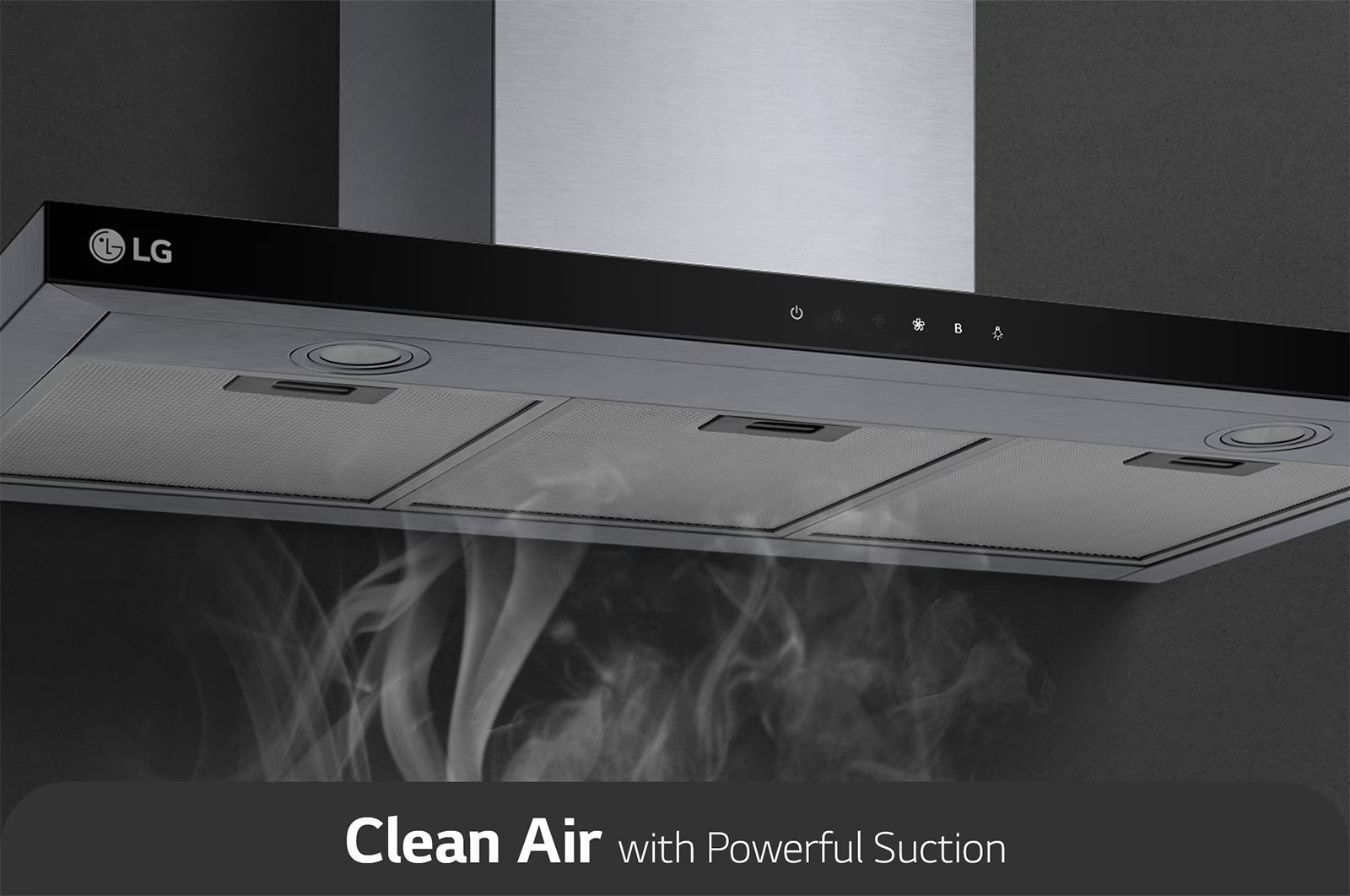 LG 90 CM Cooker Hood - HC7Z3625S - Image 4