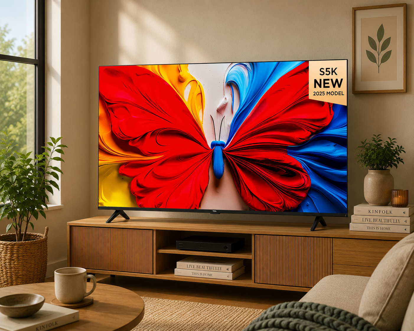 TCL 32" QLED – FHD Smart Android TV - 32S5K - Image 7