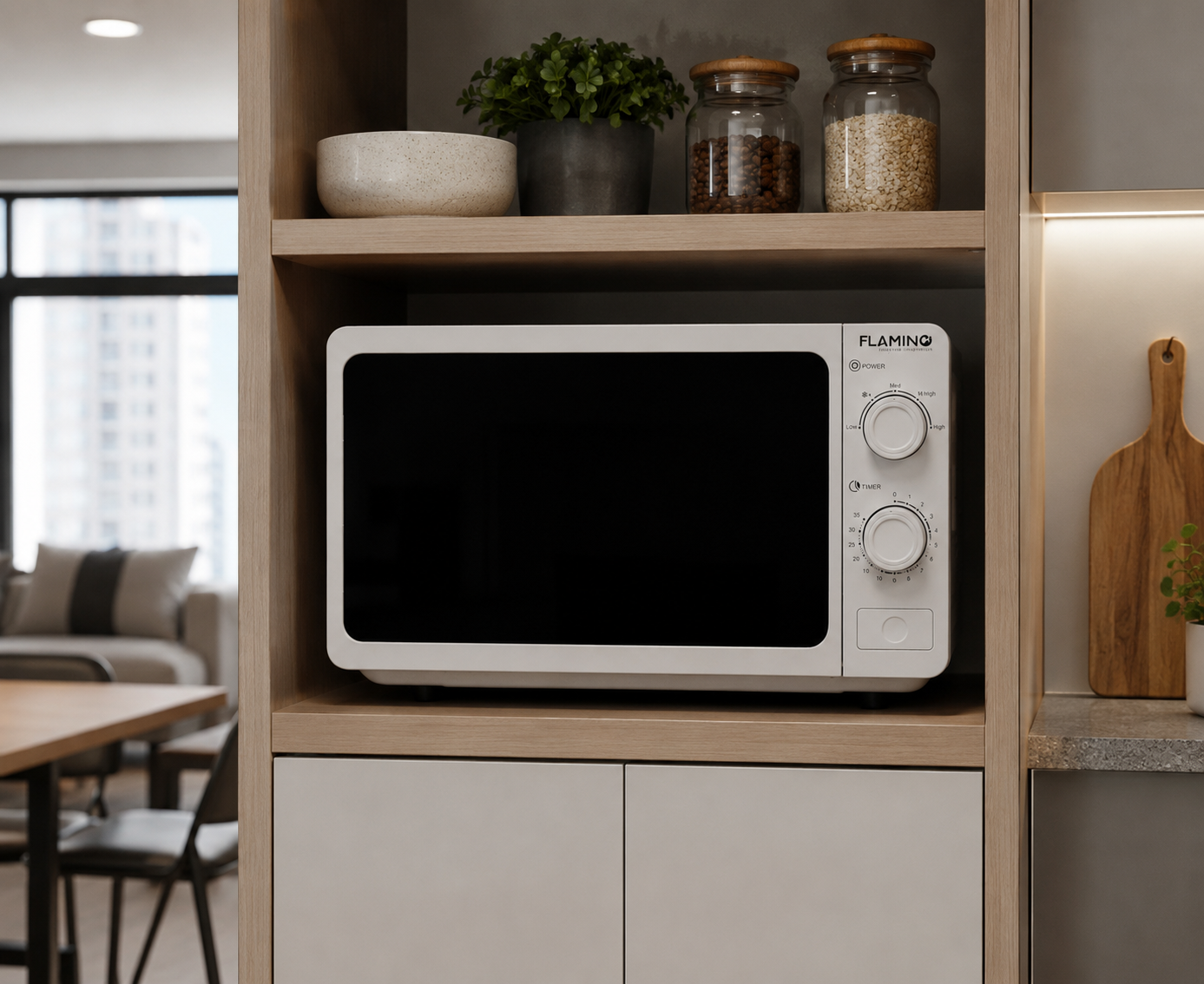 Flamino 20L Microwave Oven - FMWO20W - Image 3