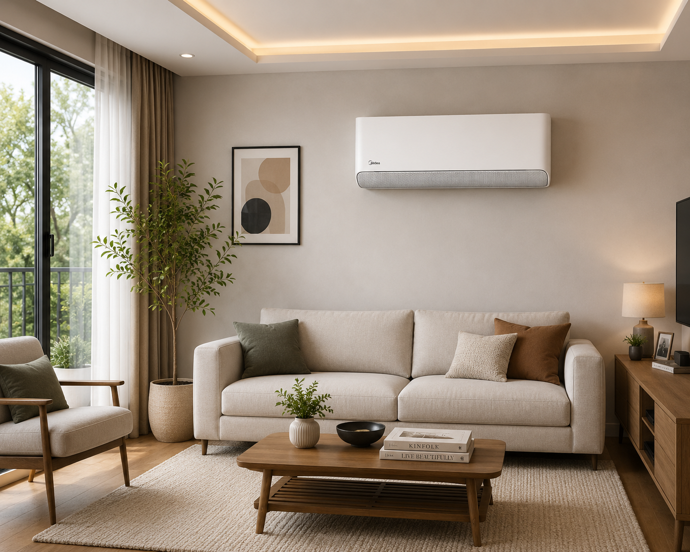 Midea 2.0 HP Split AC Inverter – Breezeless – R32 - MSCB1CU-18HRFN8 - Image 7