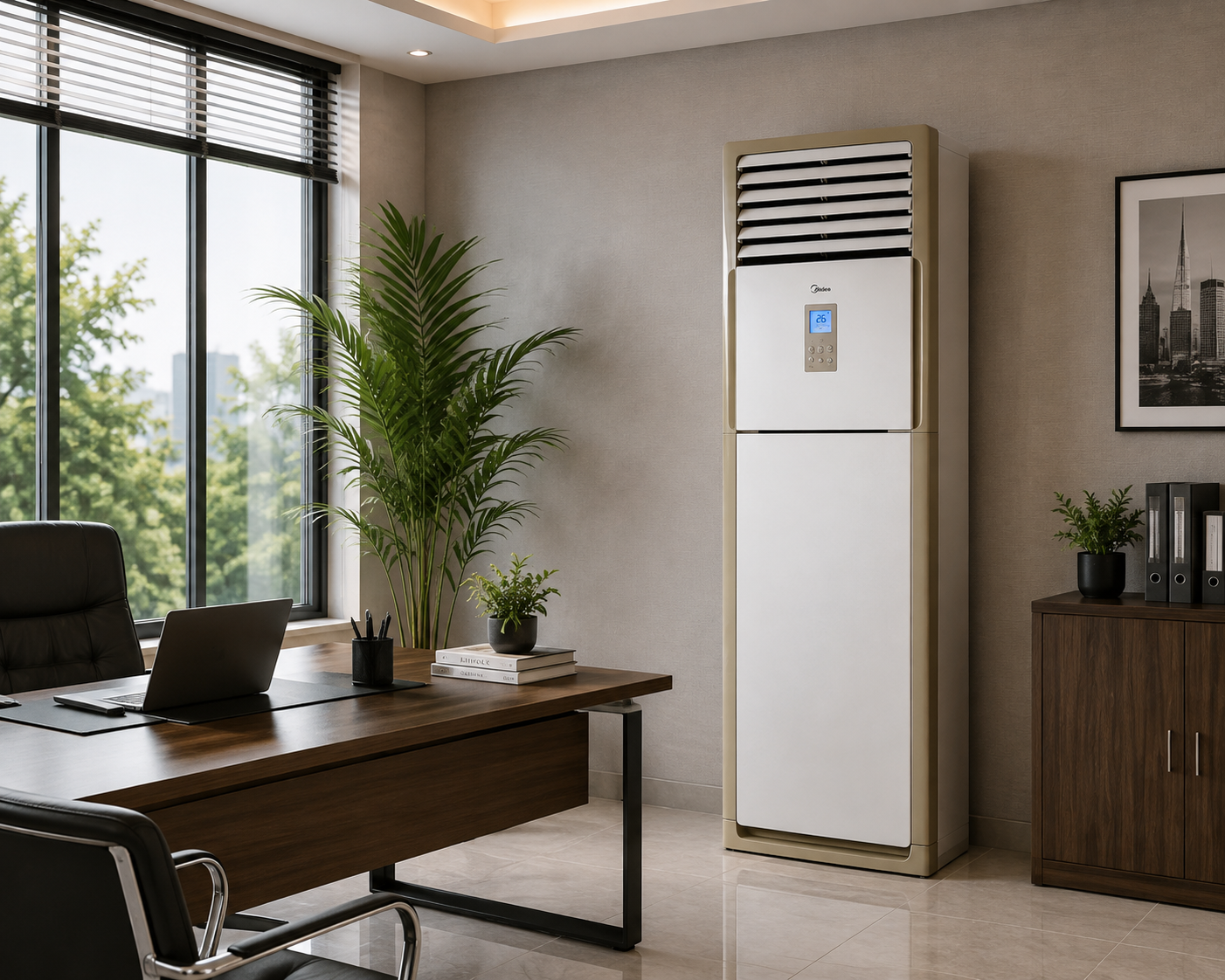 Midea 48000 BTU Floor Standing – R410 Air Conditioner - MJ2-48CRN1 - Image 3