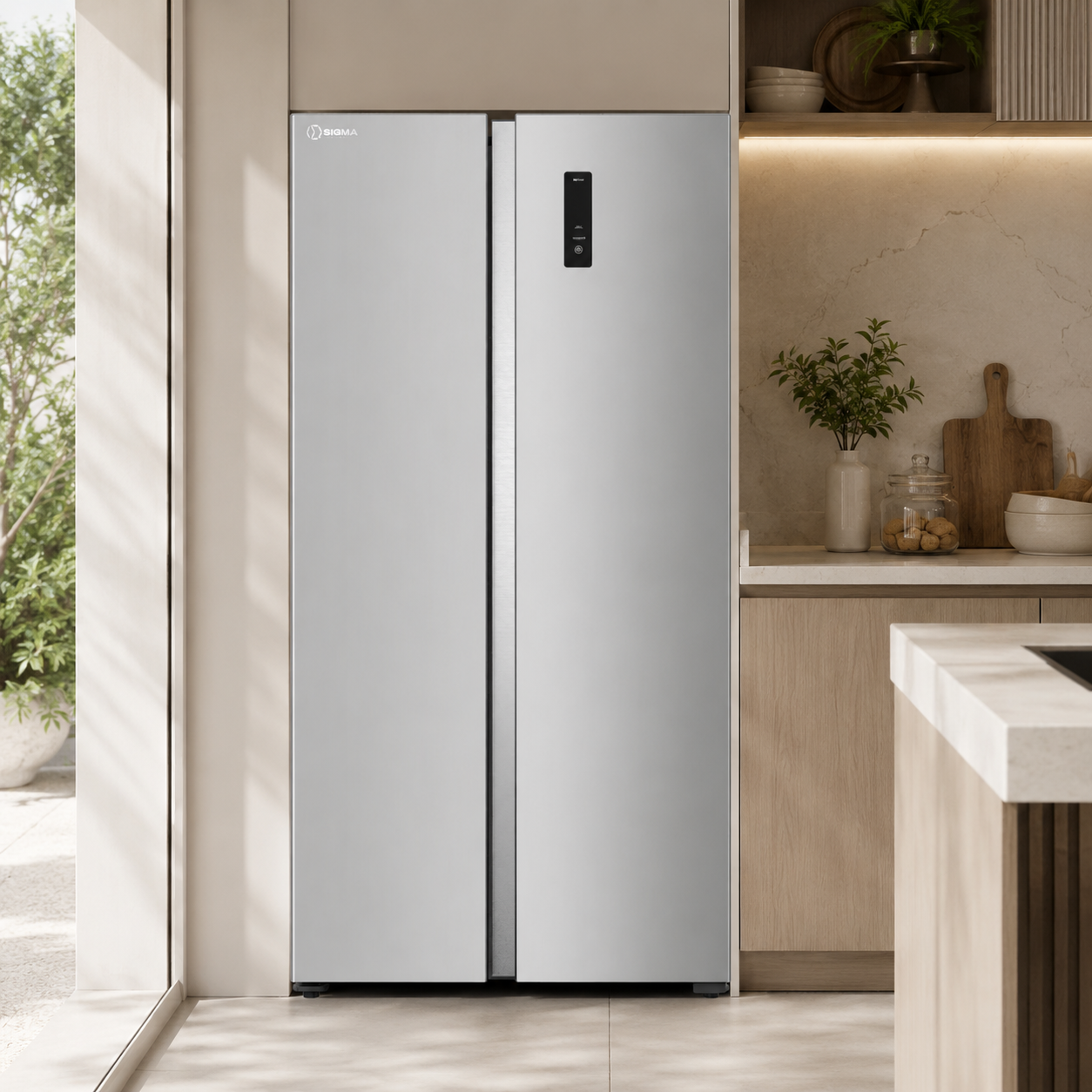 Sigma 528 LTRS SIDE-BY-SIDE Refrigerator - SSBSF-A550W - Image 5