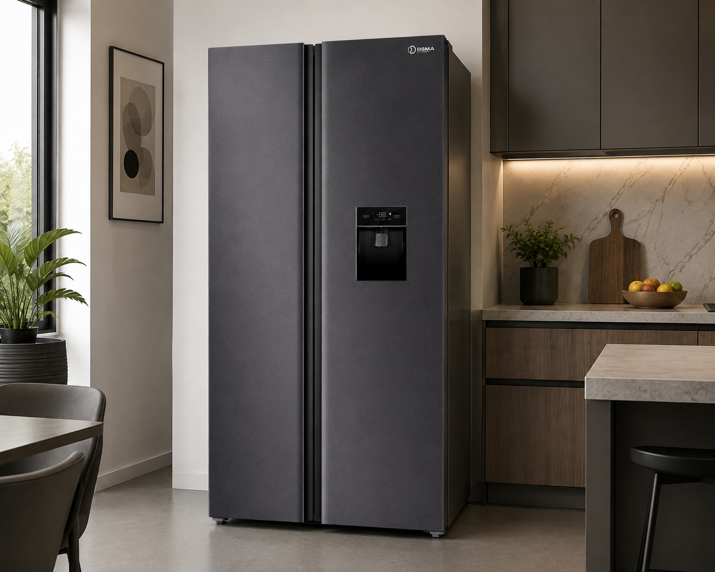 Sigma 503 LTRS SIDE-BY-SIDE Refrigerator - SSBS-T520W - Image 5