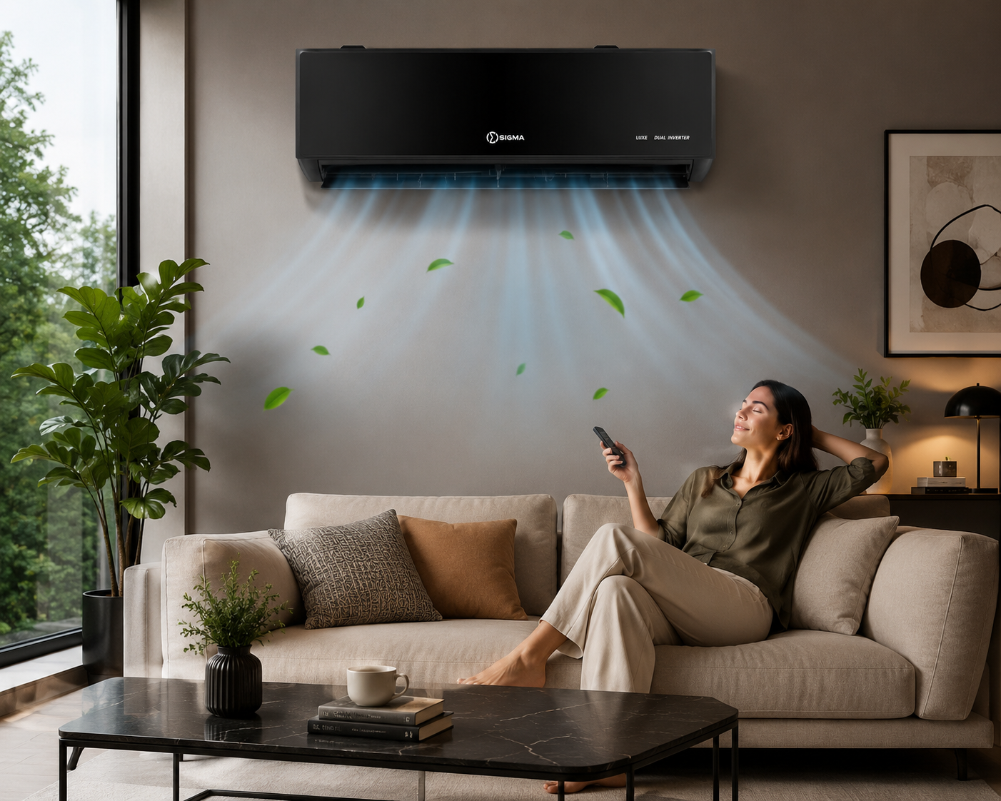 Sigma 2.0HP LUXE SPLIT AC R32 INVERTER Air Conditioner - SAC-T18LXIV - Image 8