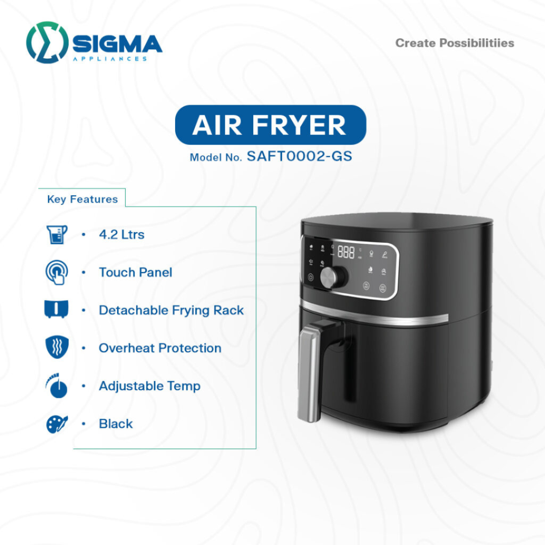 SIGMA 4.2L AIR FRYER - SAFT0002-GS - Image 3