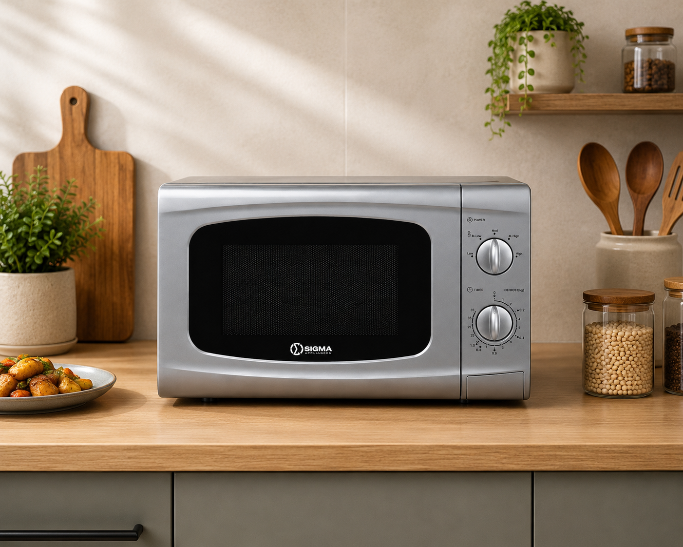 SIGMA 20LTRS SOLO MICROWAVE - SIG-MW20-S - Image 4
