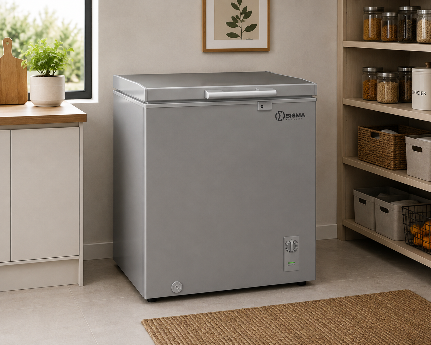 SIGMA 142 LTRS SINGLE DOOR CHEST Refrigerator - SCF-160 - Image 3