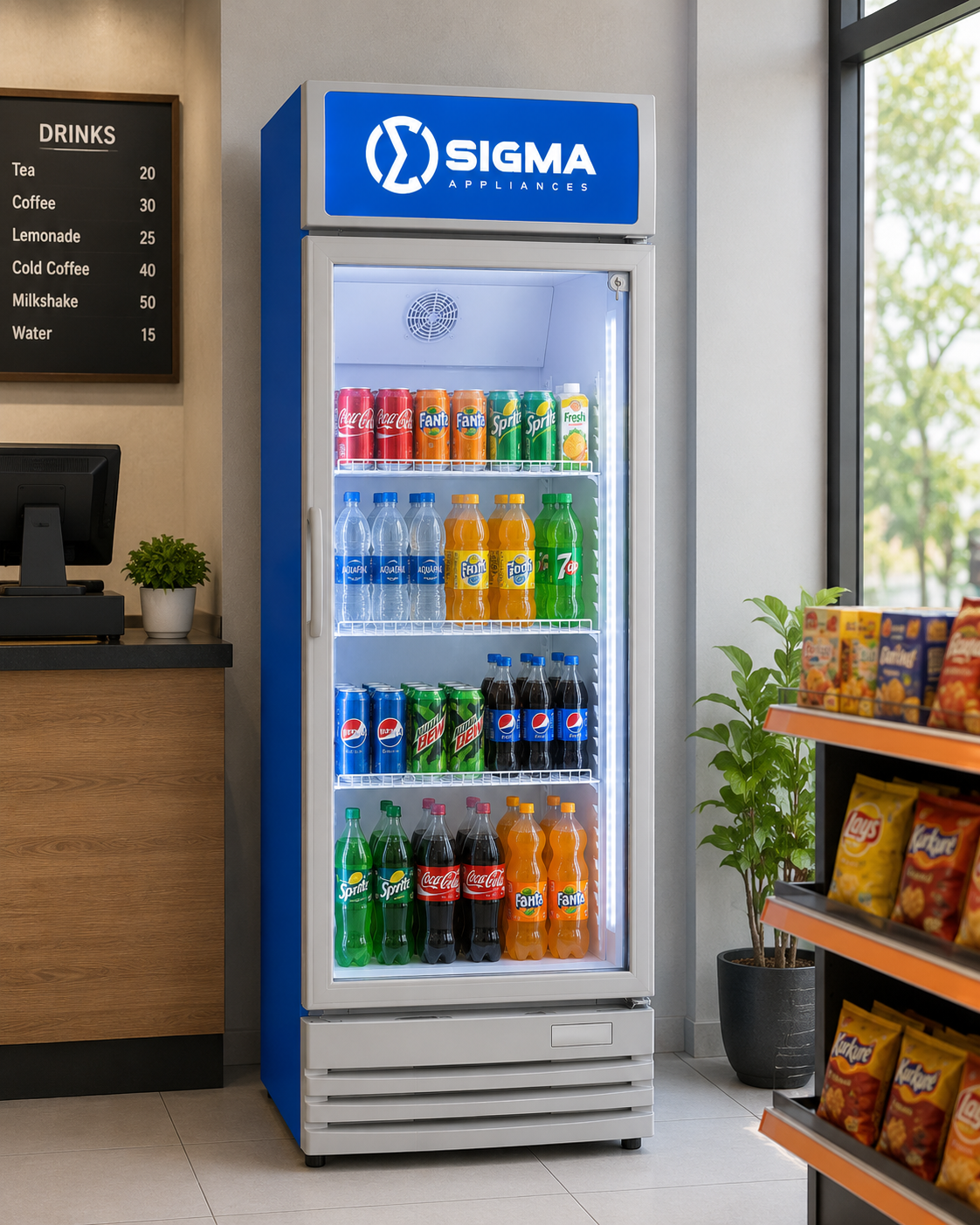 Sigma 260L Display Refrigerator - SDSF-260 - Image 4