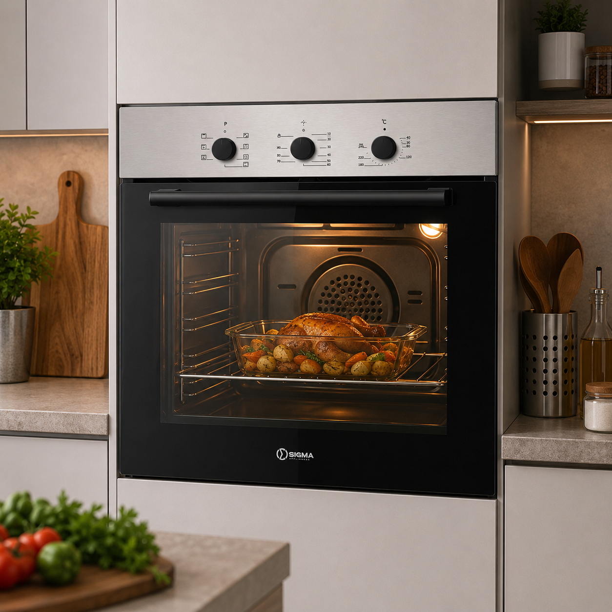 SIGMA BUILT-IN ELECTRIC OVEN - SBEO-60 - Image 3