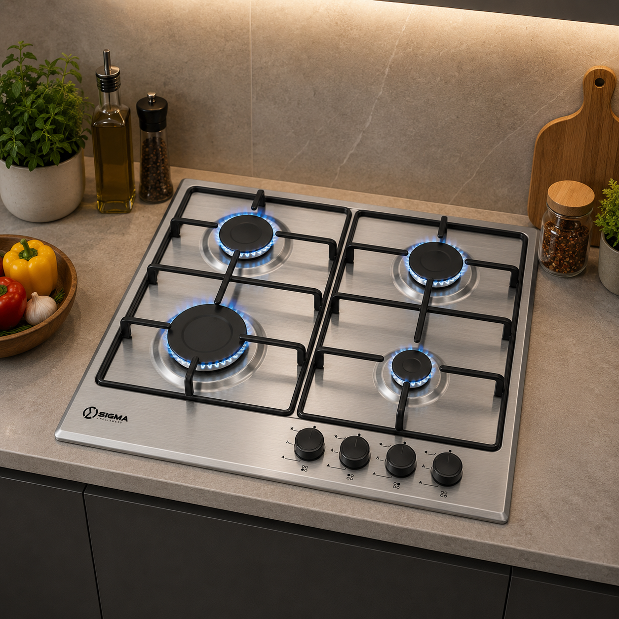 SIGMA BUILT-IN GAS HOB - SBGC-60 - Image 3