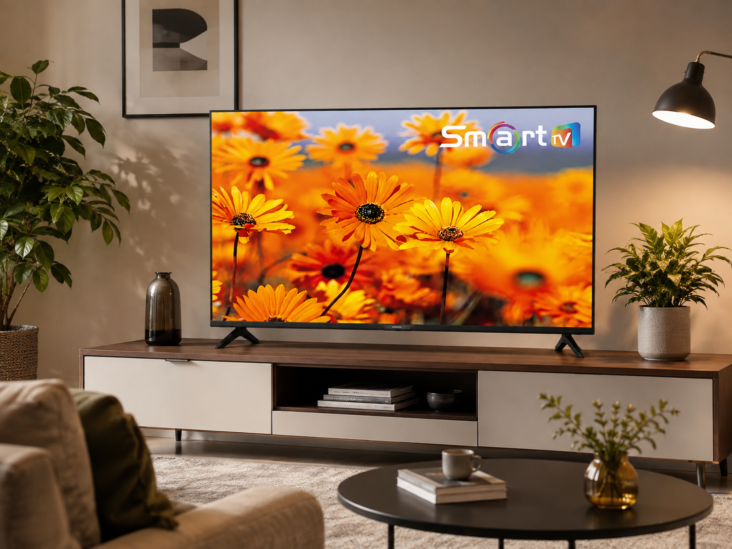 Sigma 55 Inch Smart Digital FHD LED TV iCast Frameless - STV-KU55V6-S - Image 2