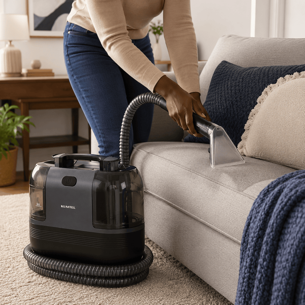 Kumtel Portable Carpet & Upholstery Cleaner 450W - HCC-02 - Image 3