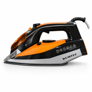 Kumtel Non-Stick Steam Iron with Vertical Steam 2500W Orange - HMU-02