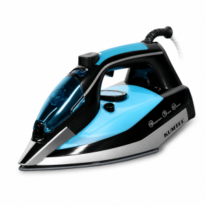 Kumtel Non-Stick Steam Iron with Vertical Steam 2500W Blue - HMU-02