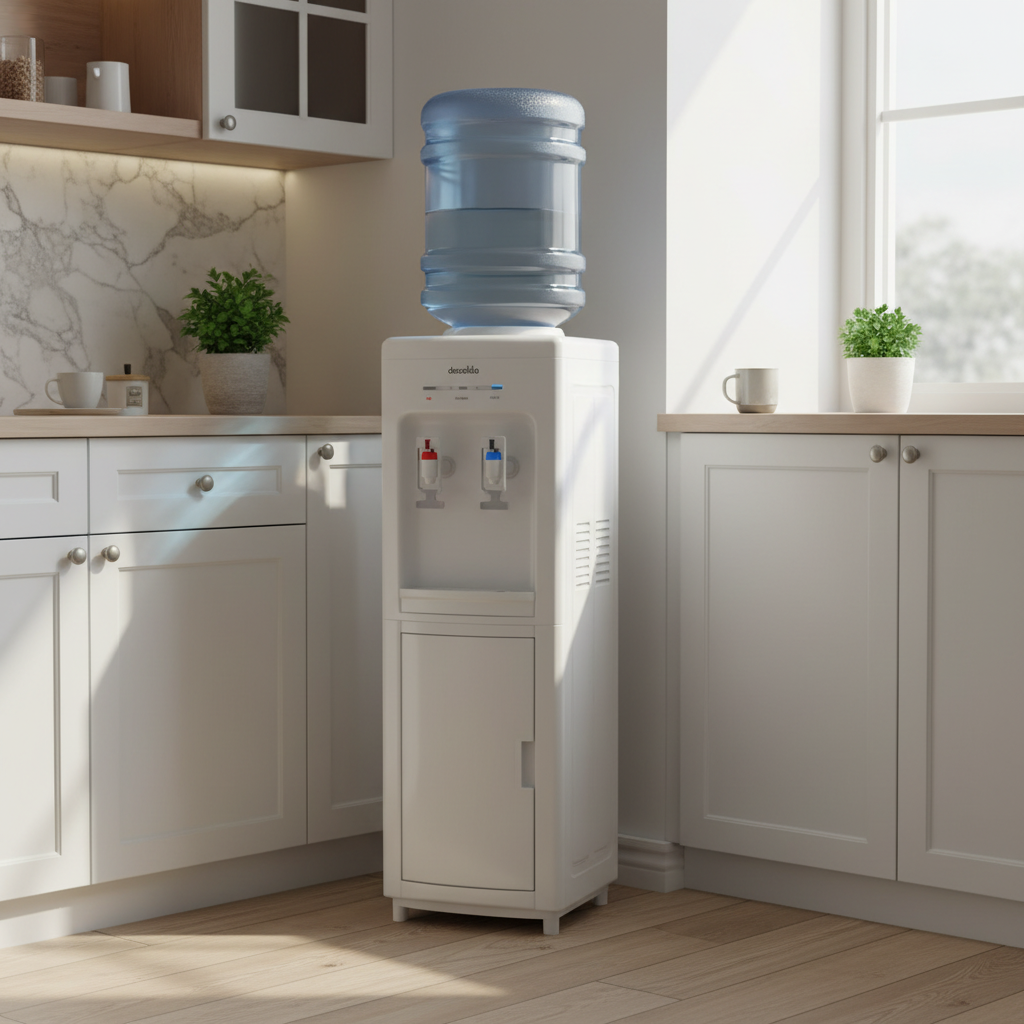 Decakila Water Dispenser With Half Storage Cabinet - KEWF002B - Image 2