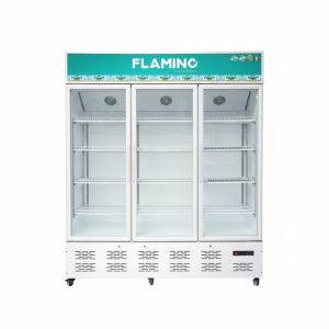Flamino 950 Liter 3-Door Showcase Fridge - FLM-1080C-SS3D